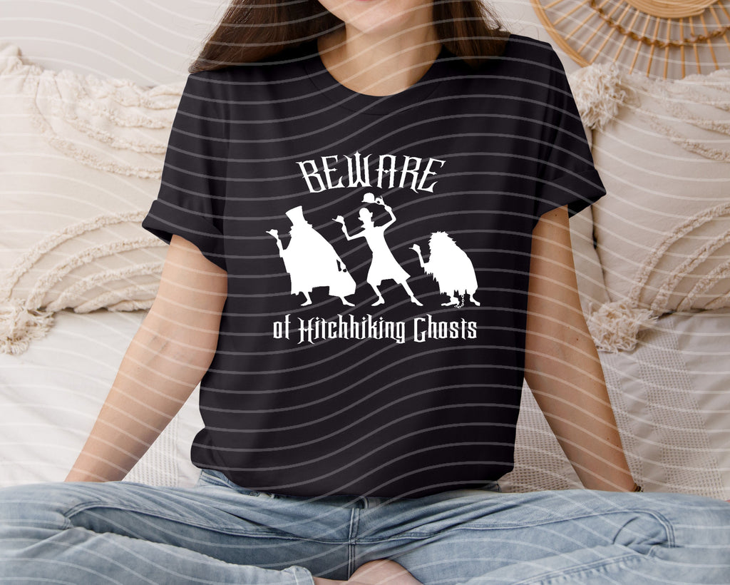 Beware of Hitchhiking Ghosts Graphic Tee product image 1