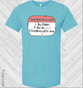 3 Important Reminders Graphic Tee product image 1