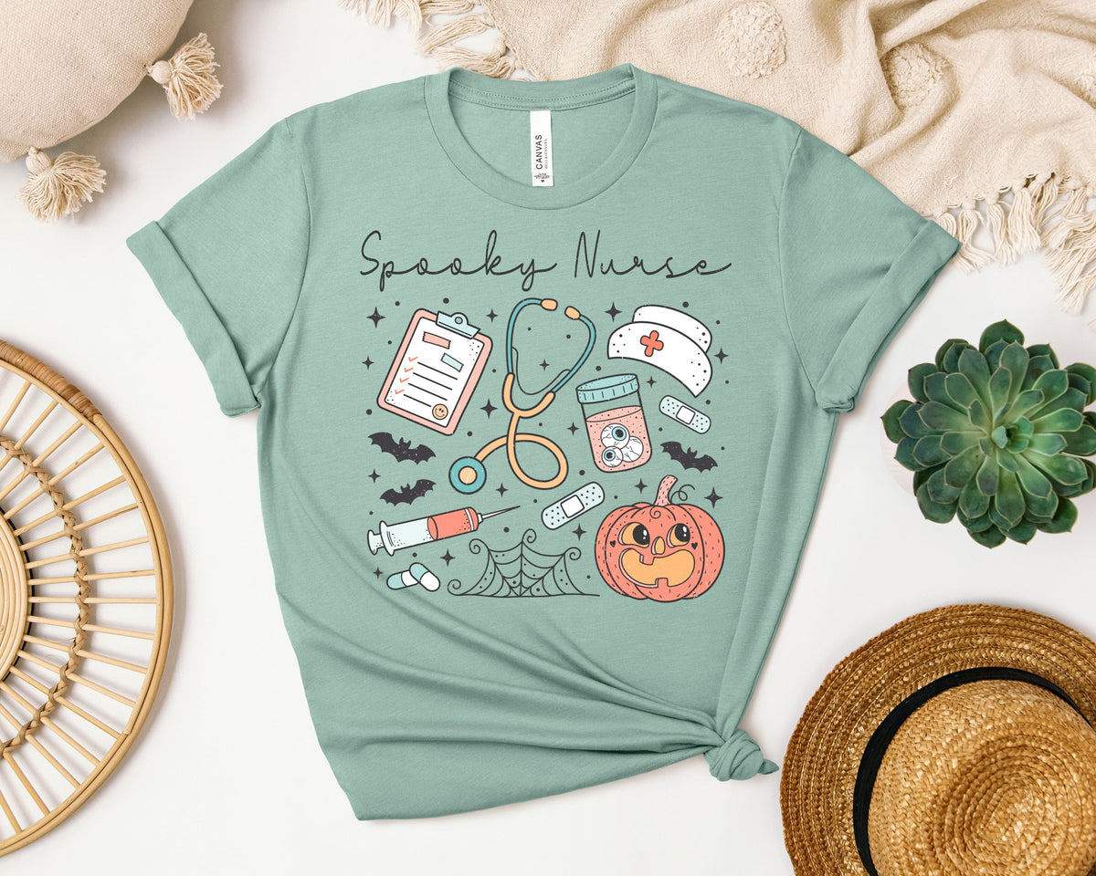 Spooky Nurse Graphic Tee product image 1