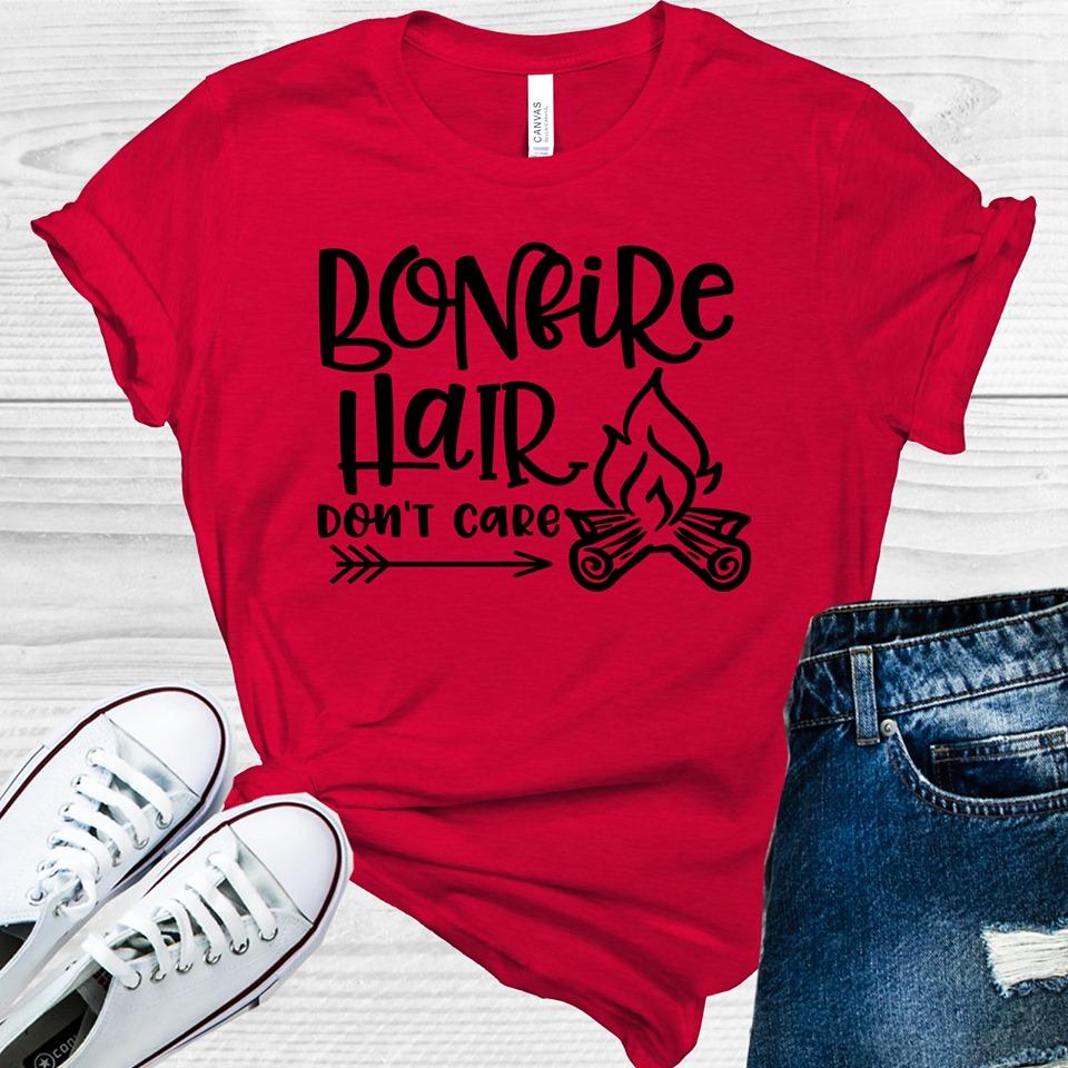 Bonfire Hair Don't Care Graphic Tee product image 1