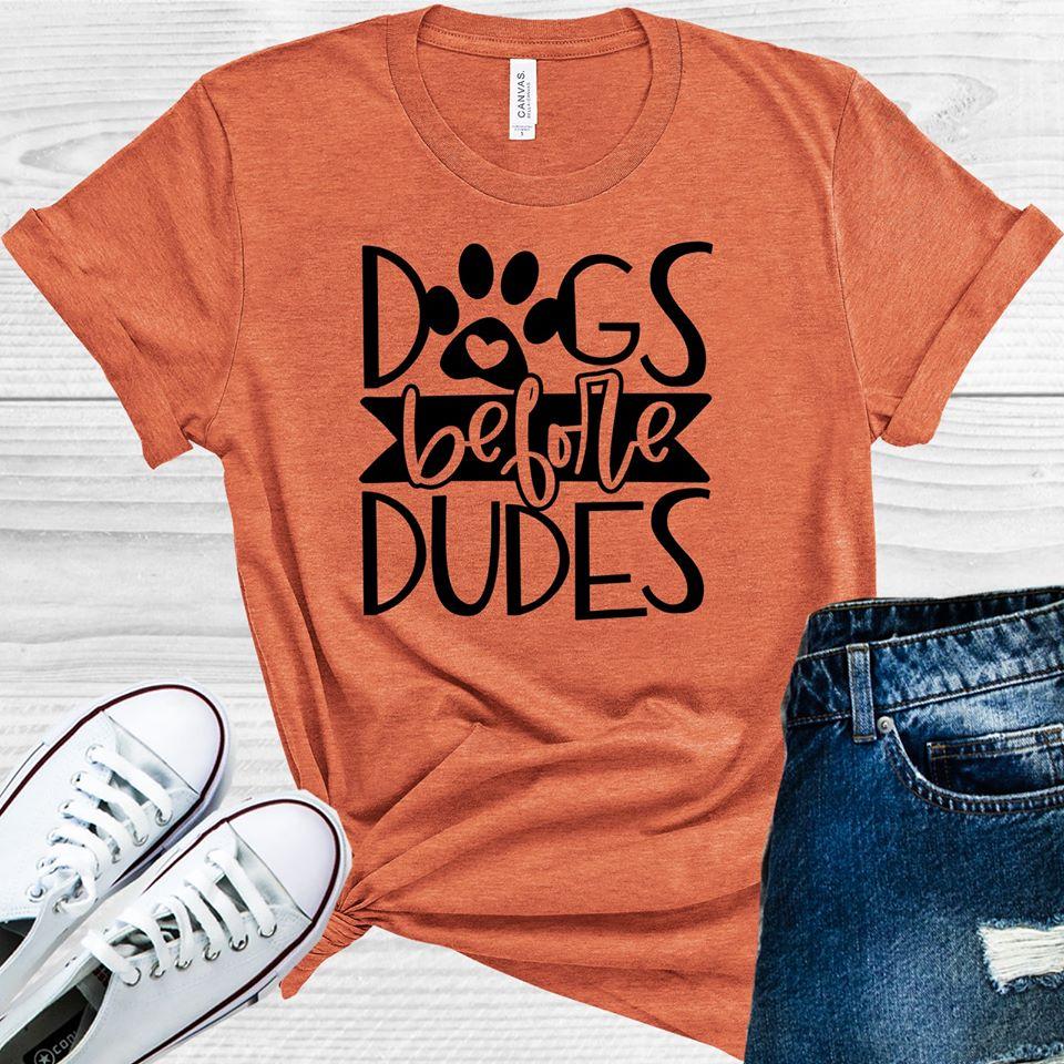 Dogs Before Dudes Graphic Tee product image 1