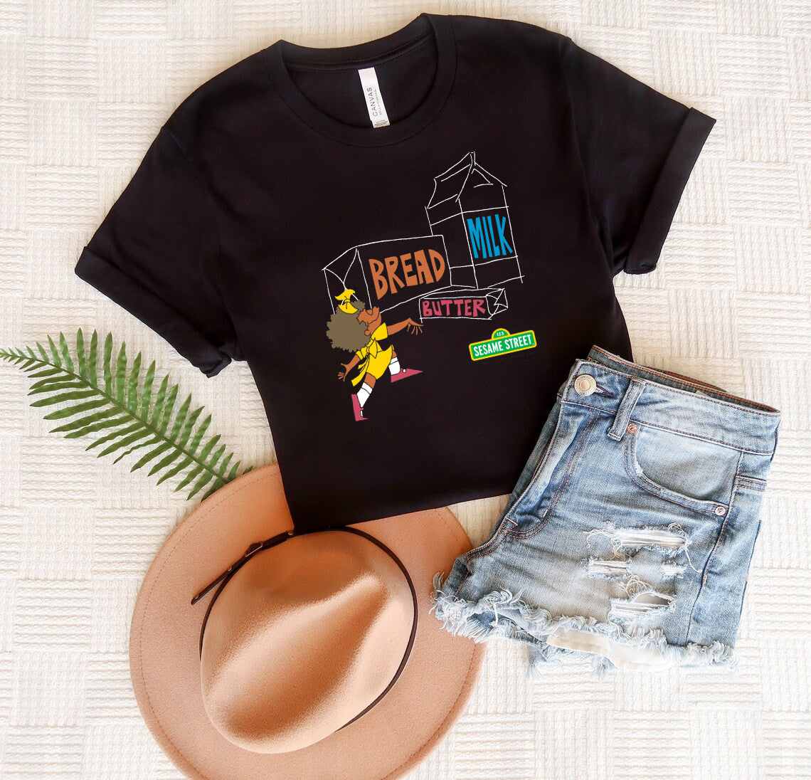 Bread Milk Butter Graphic Tee product image 1