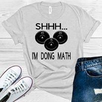 Shh I'm Doing Math Graphic Tee product image 1