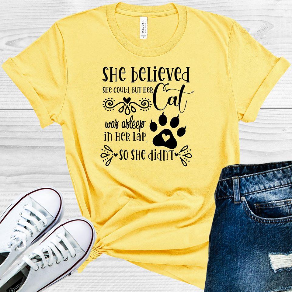 She Believed Could But Her Cat Was Asleep in Lap So Didn't product image 1