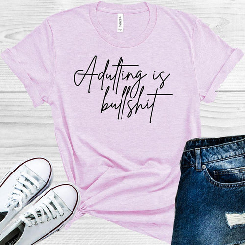 Adulting is Bullsh** Graphic Tee product image 1