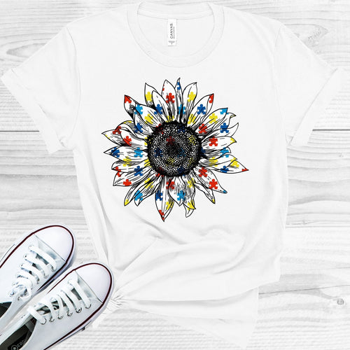 Autism Sunflower Graphic Tee product image 1