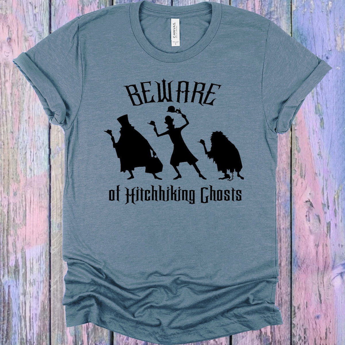 Beware of Hitchhiking Ghosts Graphic Tee product image 3