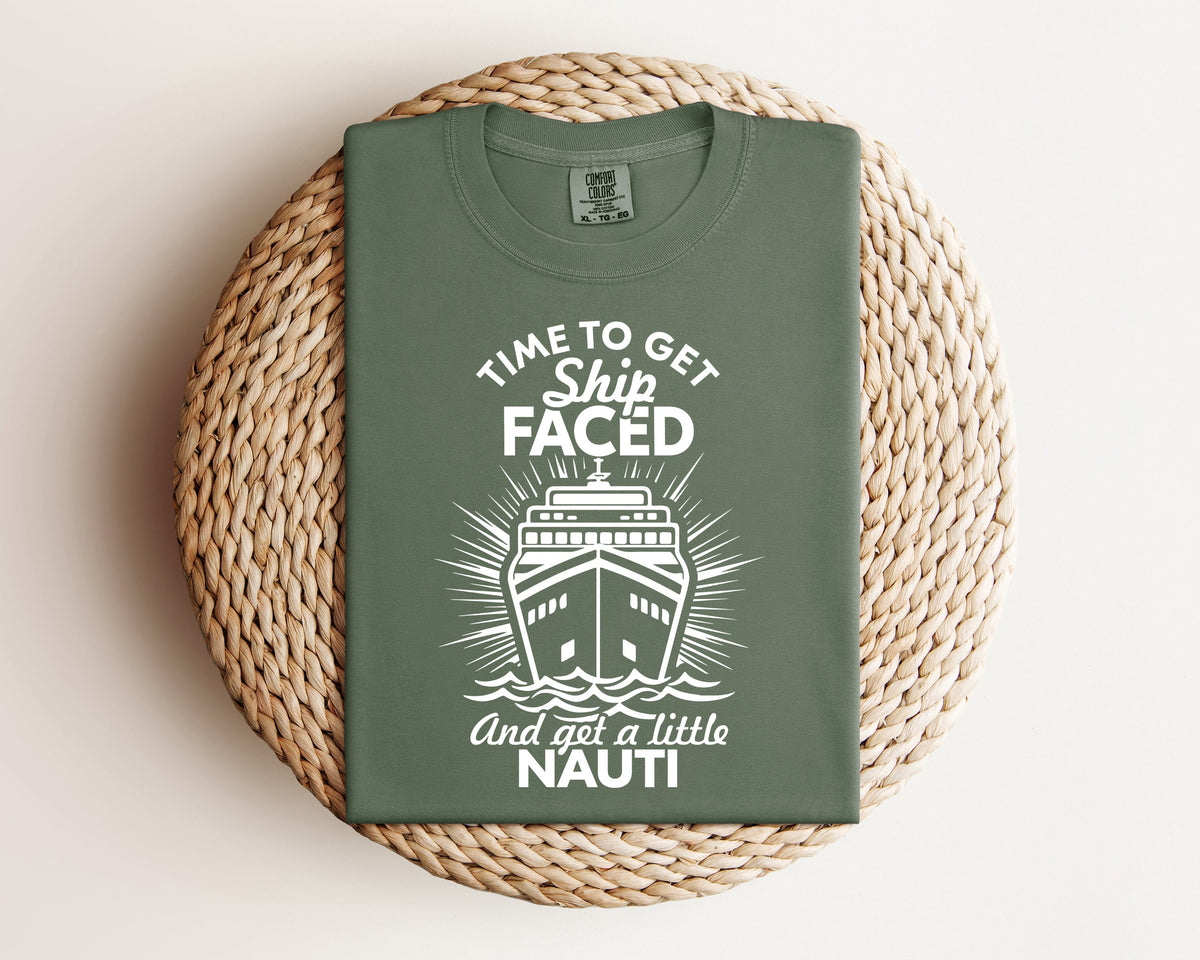 Time to Get Ship Faced Graphic Tee product image 1