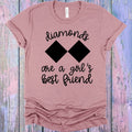 Diamonds are a Girl's Best Friend Graphic Tee product image 1