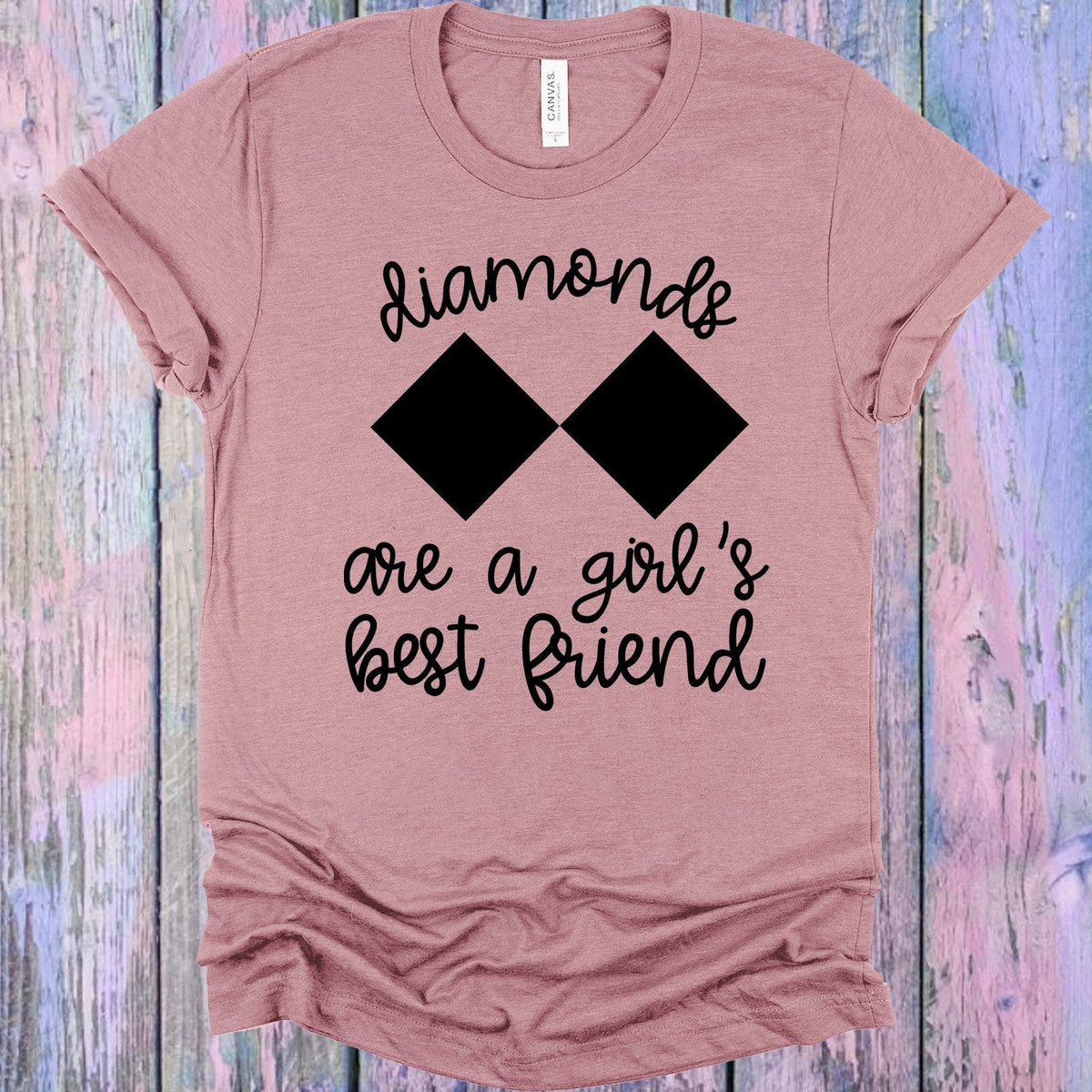 Diamonds are a Girl's Best Friend Graphic Tee product image 1