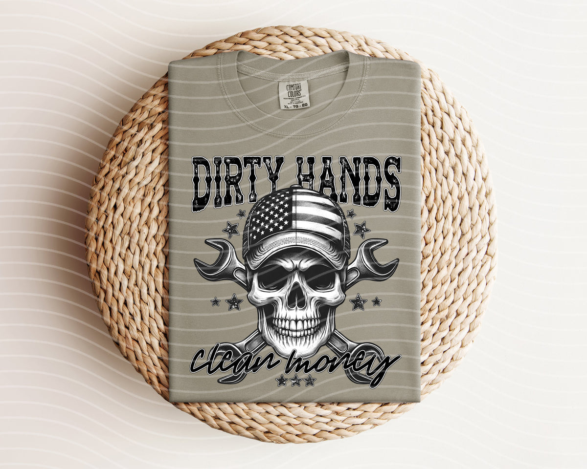 Dirty Hands Clean Money Graphic Tee product image 1