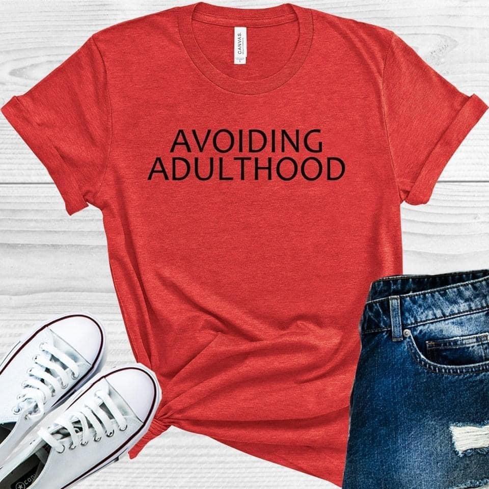 Avoiding Adulthood Graphic Tee product image 1