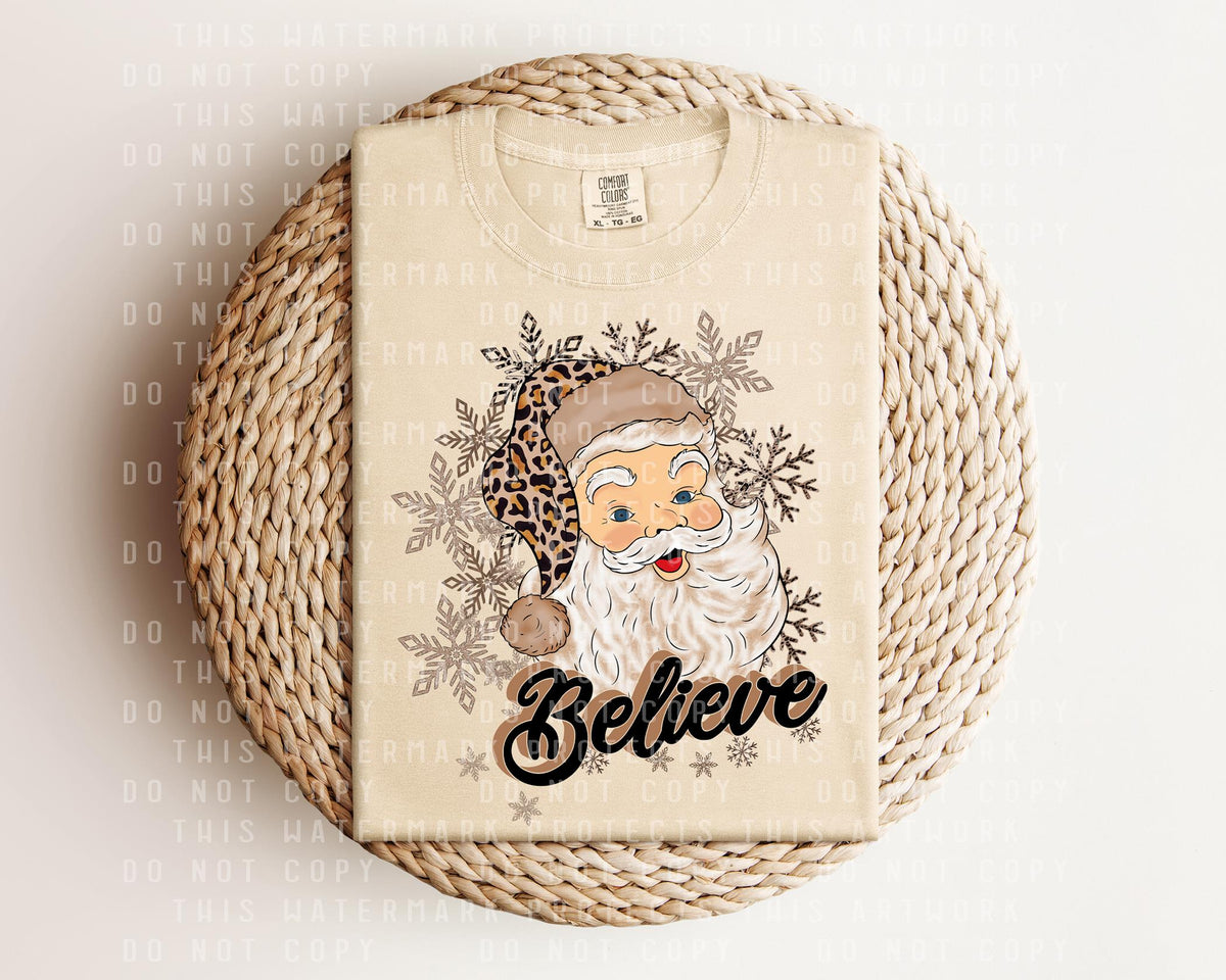 Believe Santa Graphic Tee product image 1