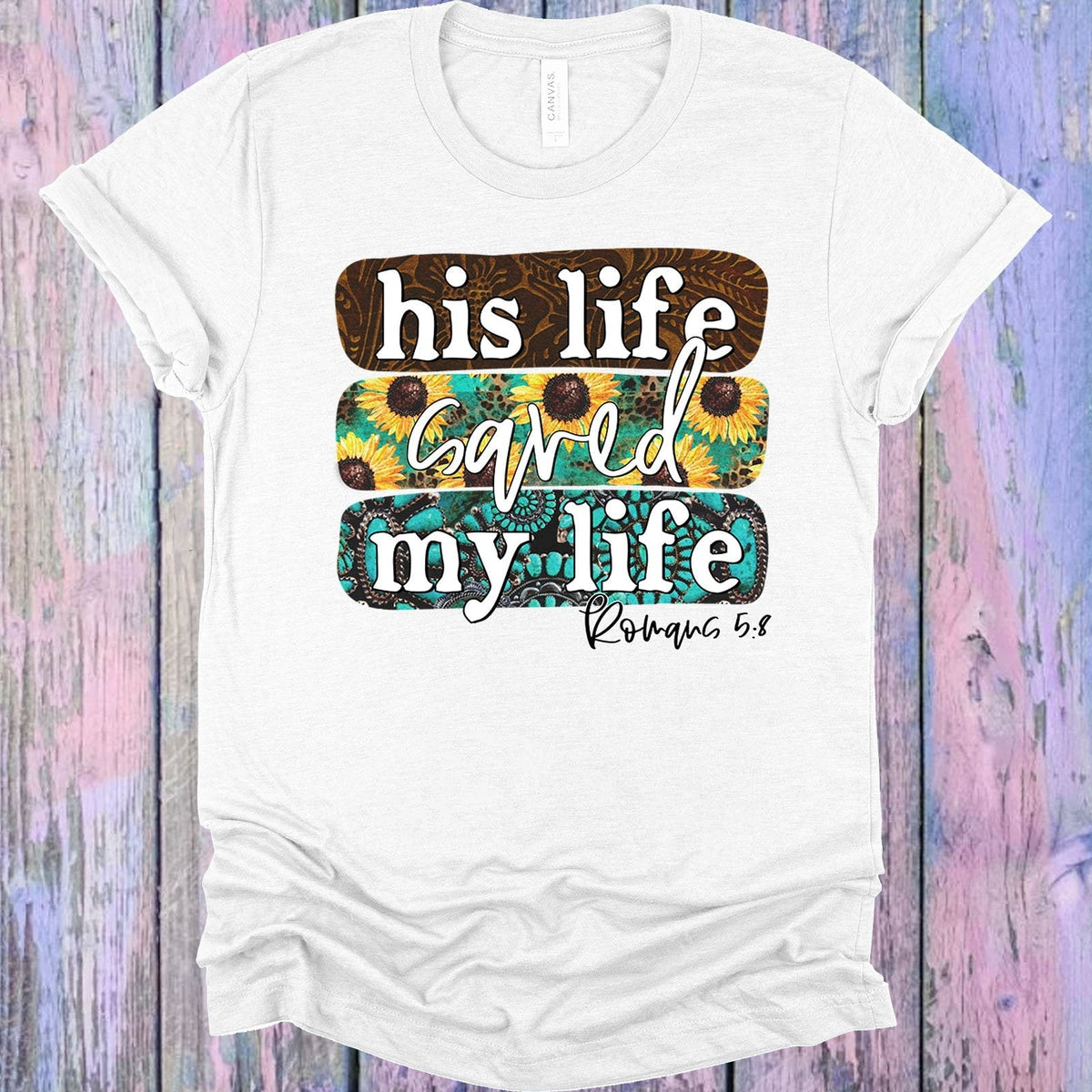 His Life Saved My Graphic Tee product image 1