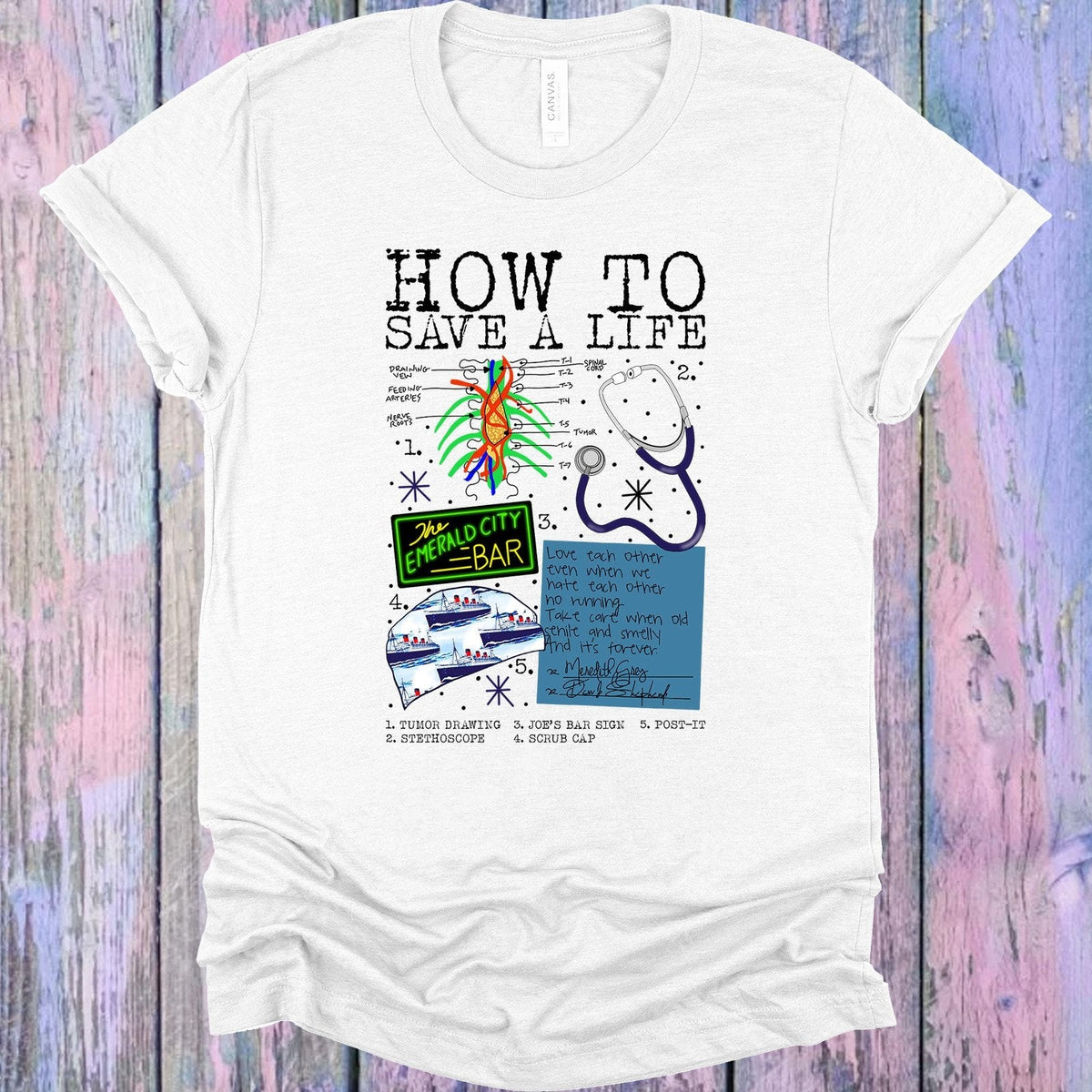 How to Save a Life Graphic Tee product image 1