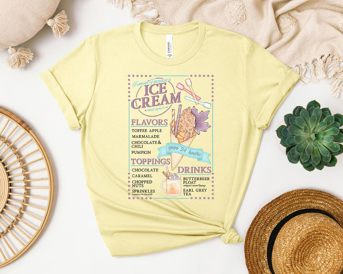 Ice Cream Flavors Graphic Tee product image 1