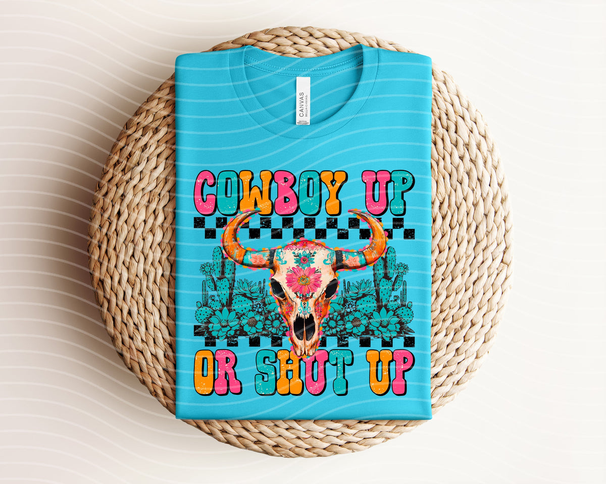 Cowboy Up or Shut Up Graphic Tee product image 1