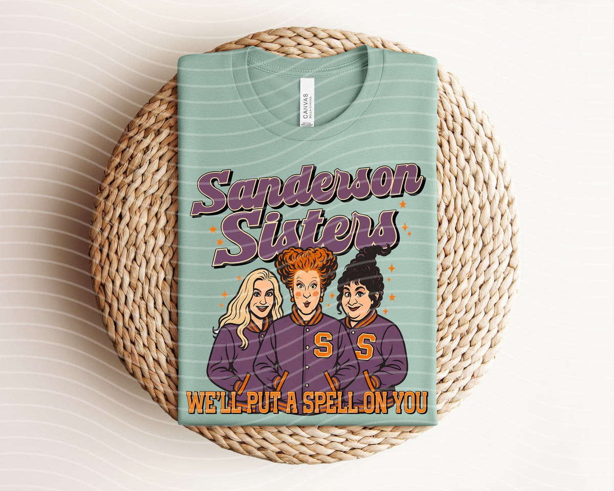 We Put a Spell on You Sisters Graphic Tee product image 1
