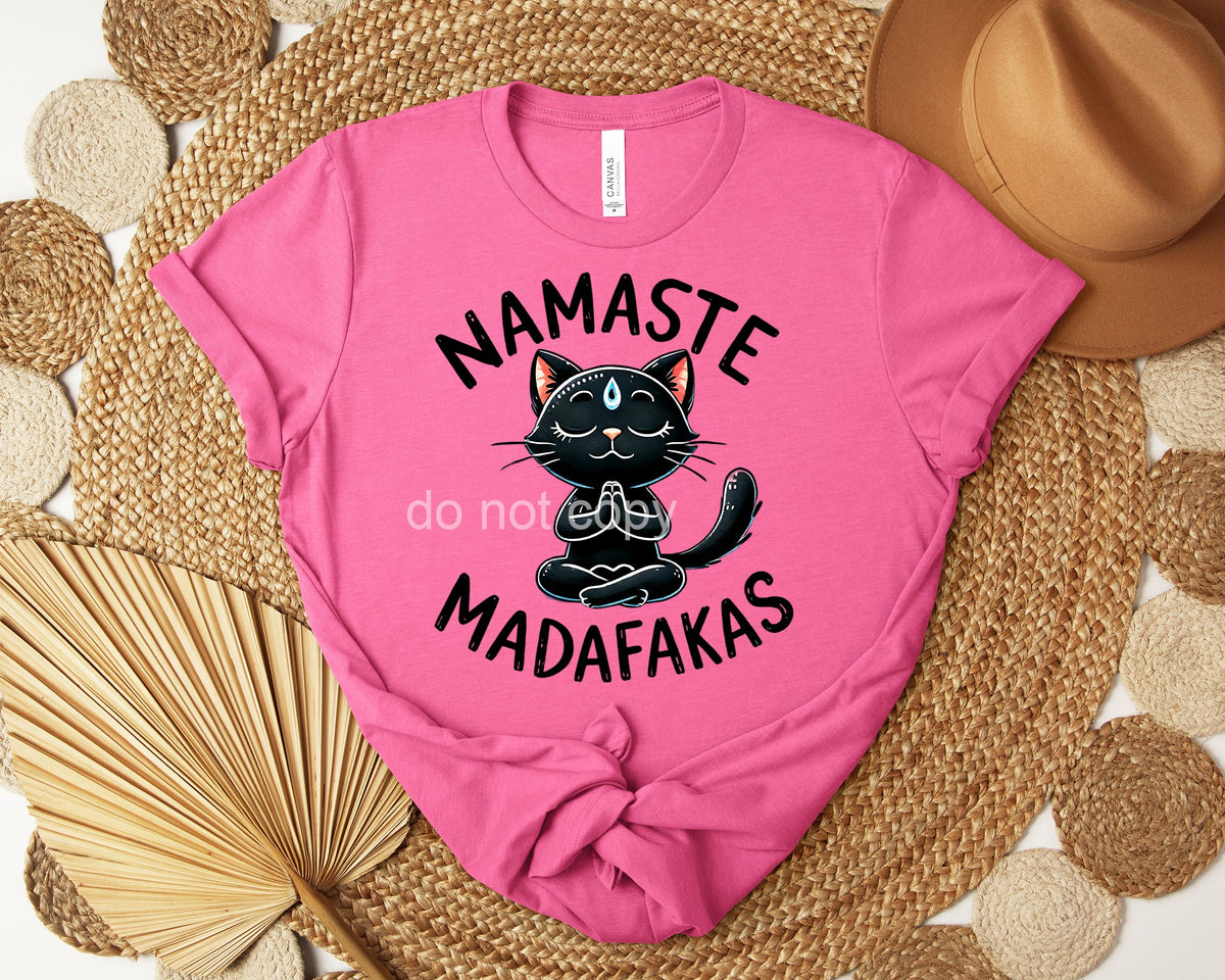 Namaste Madafakas Graphic Tee product image 1