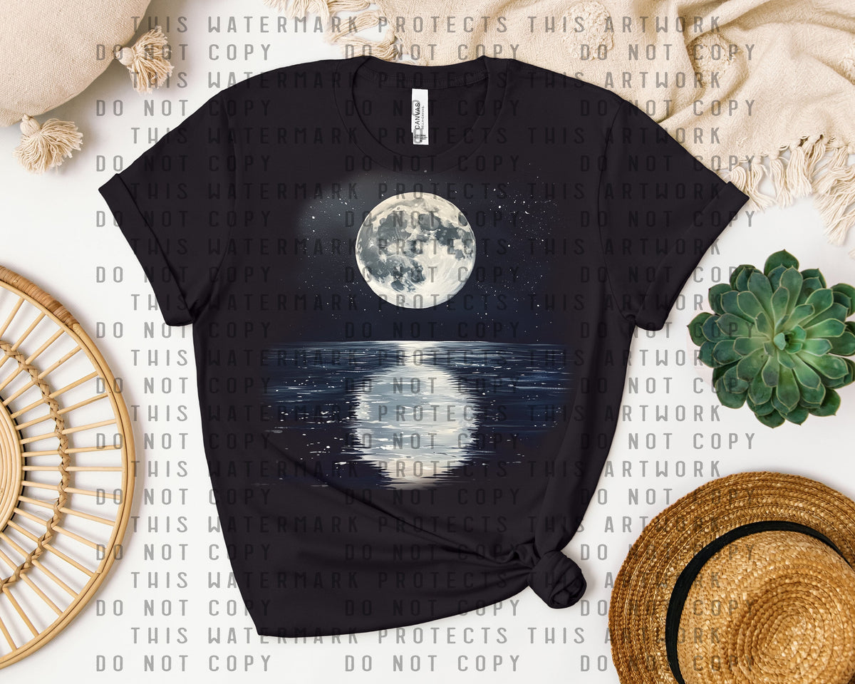 Dark World Moon Graphic Tee product image 1