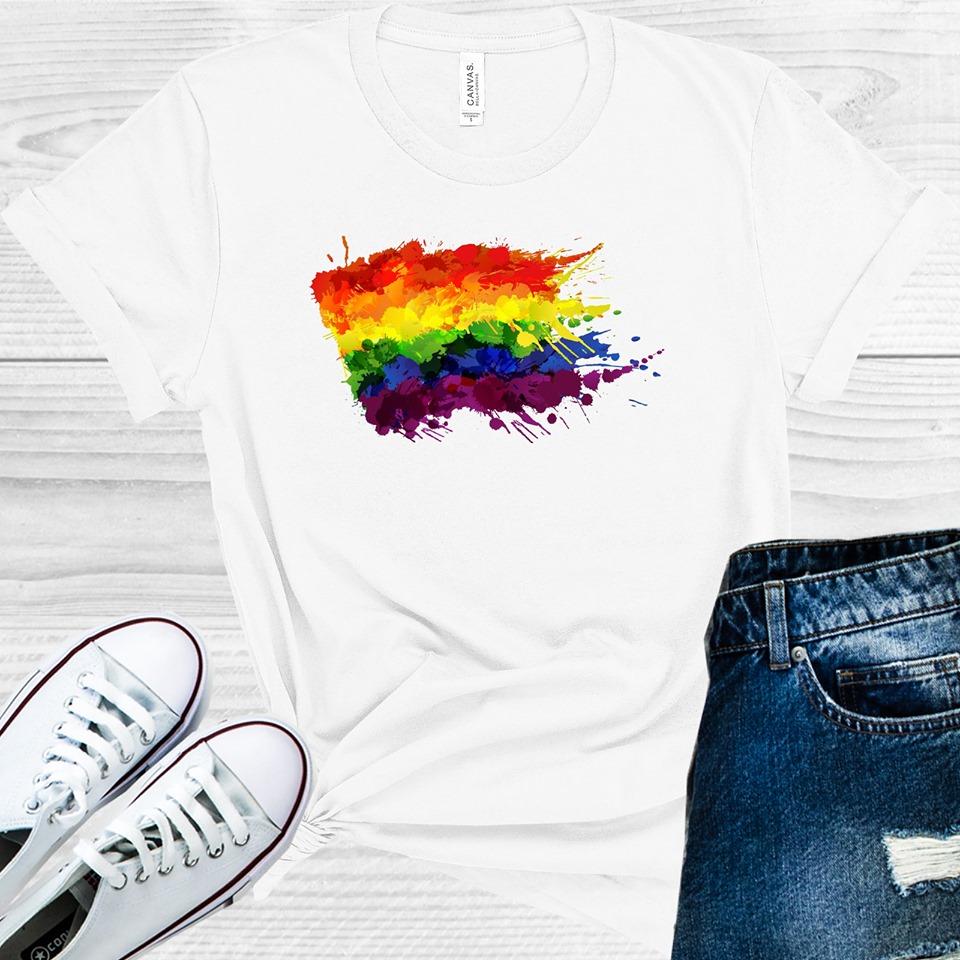 Pride Flag Graphic Tee product image 1