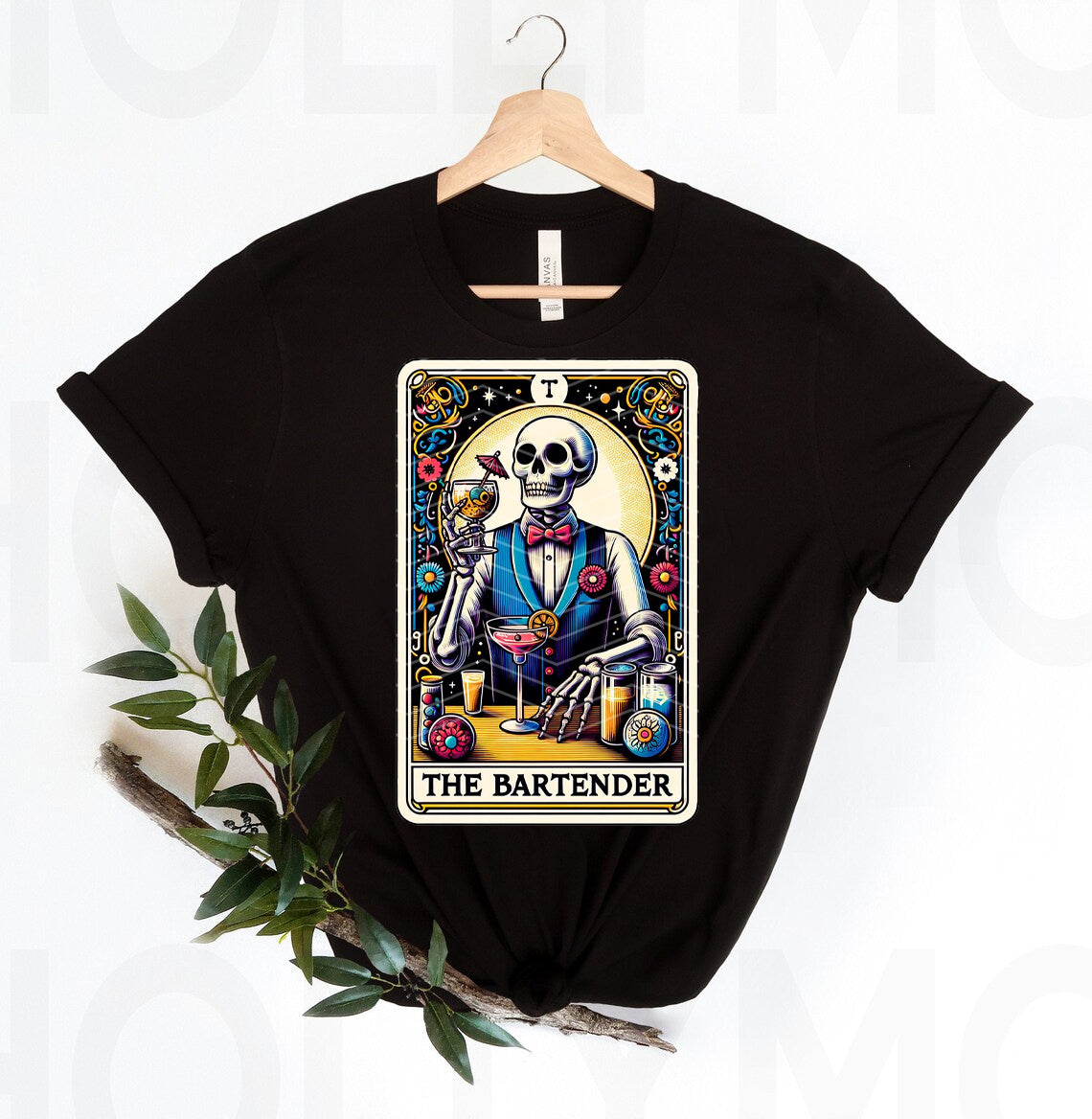 The Bartender Tarot Graphic Tee product image 1
