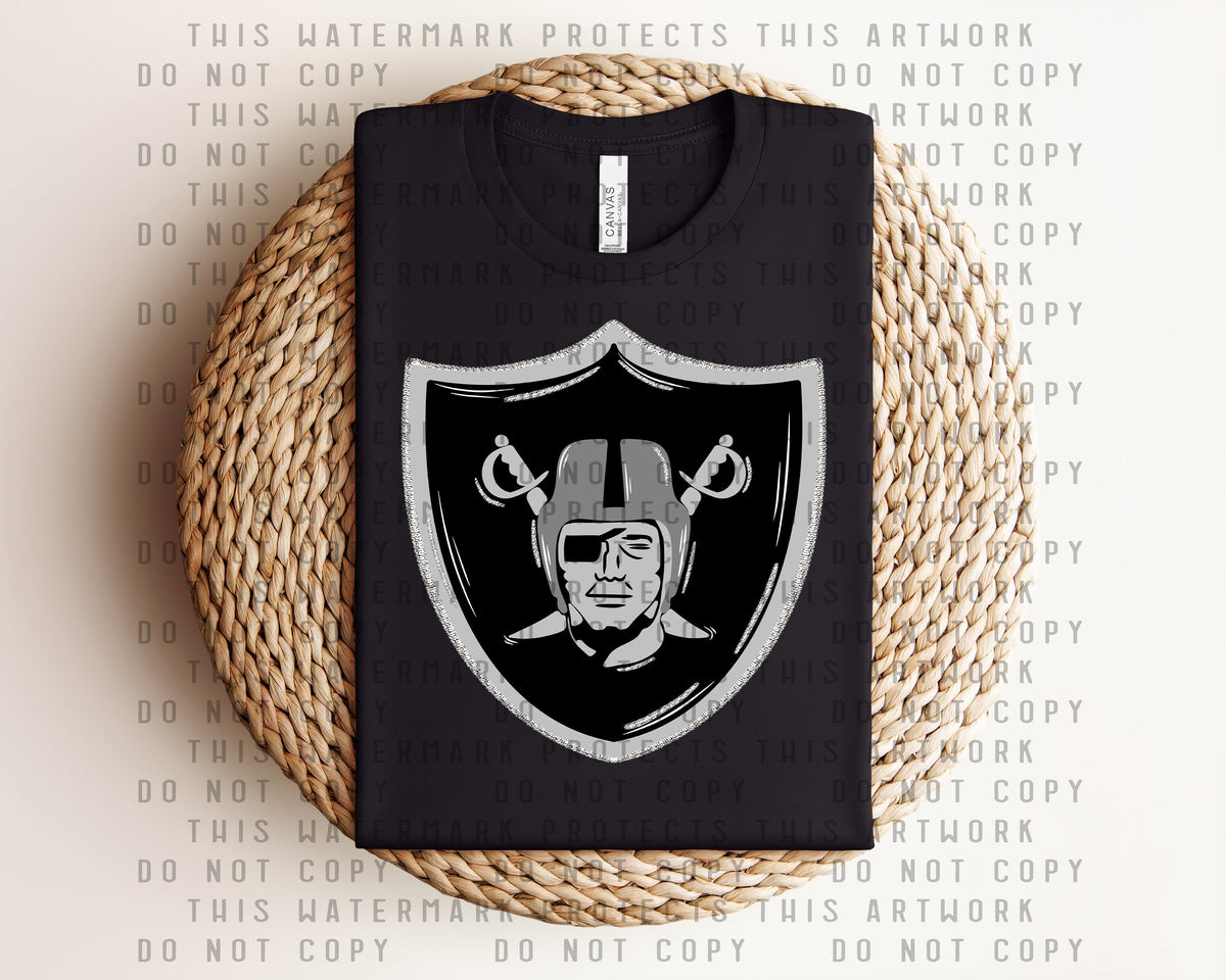 Raiders Monochrome Graphic Tee product image 1