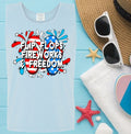 Flip Flops Fireworks Freedom Graphic Tee product image 1