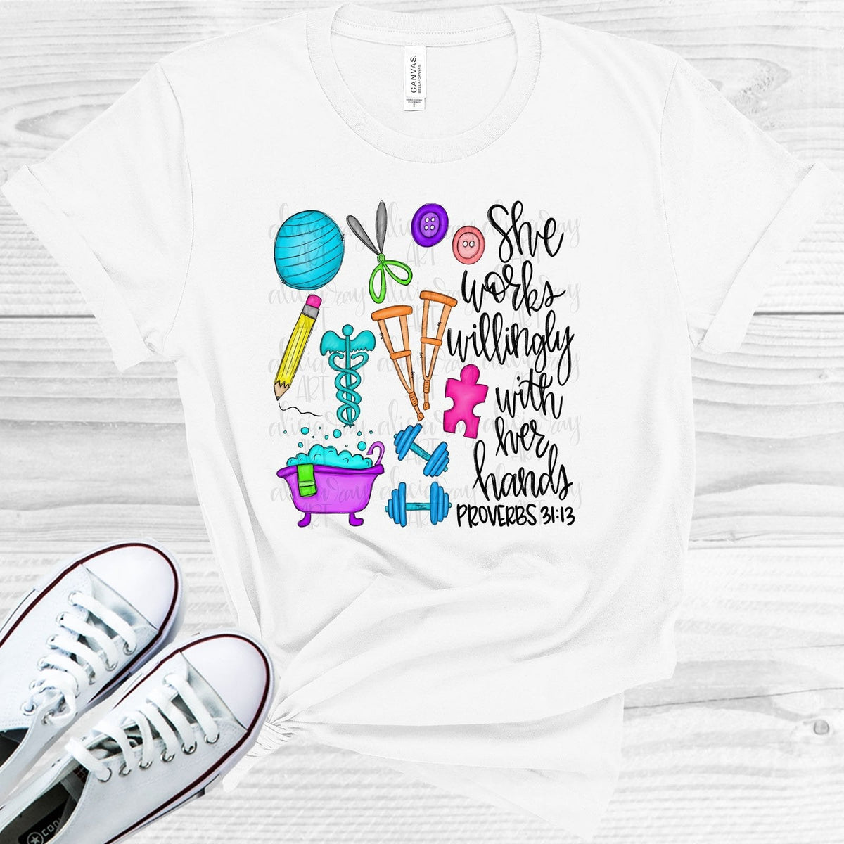 She Works Willingly with Her Hands - Occupational Therapist product image 1