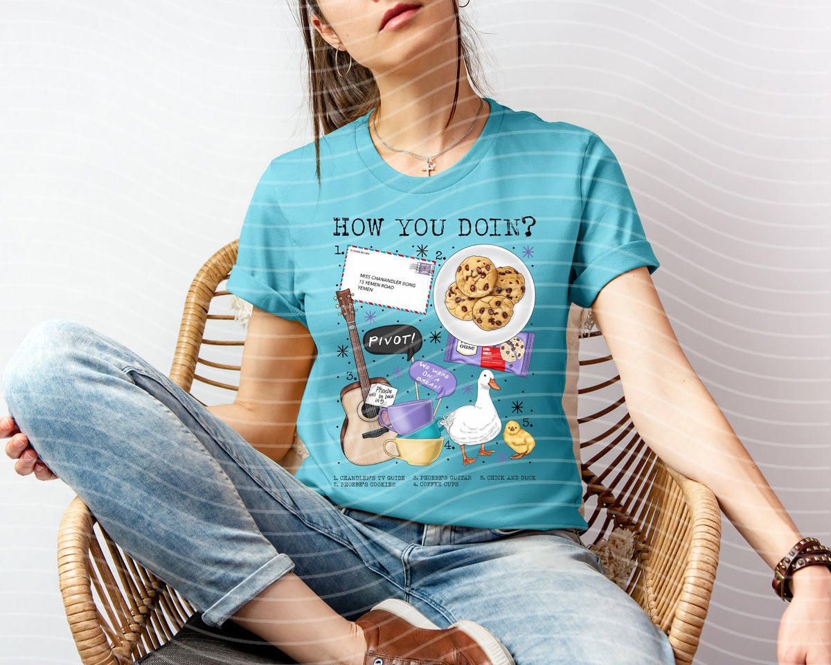 How You Doin Graphic Tee product image 1