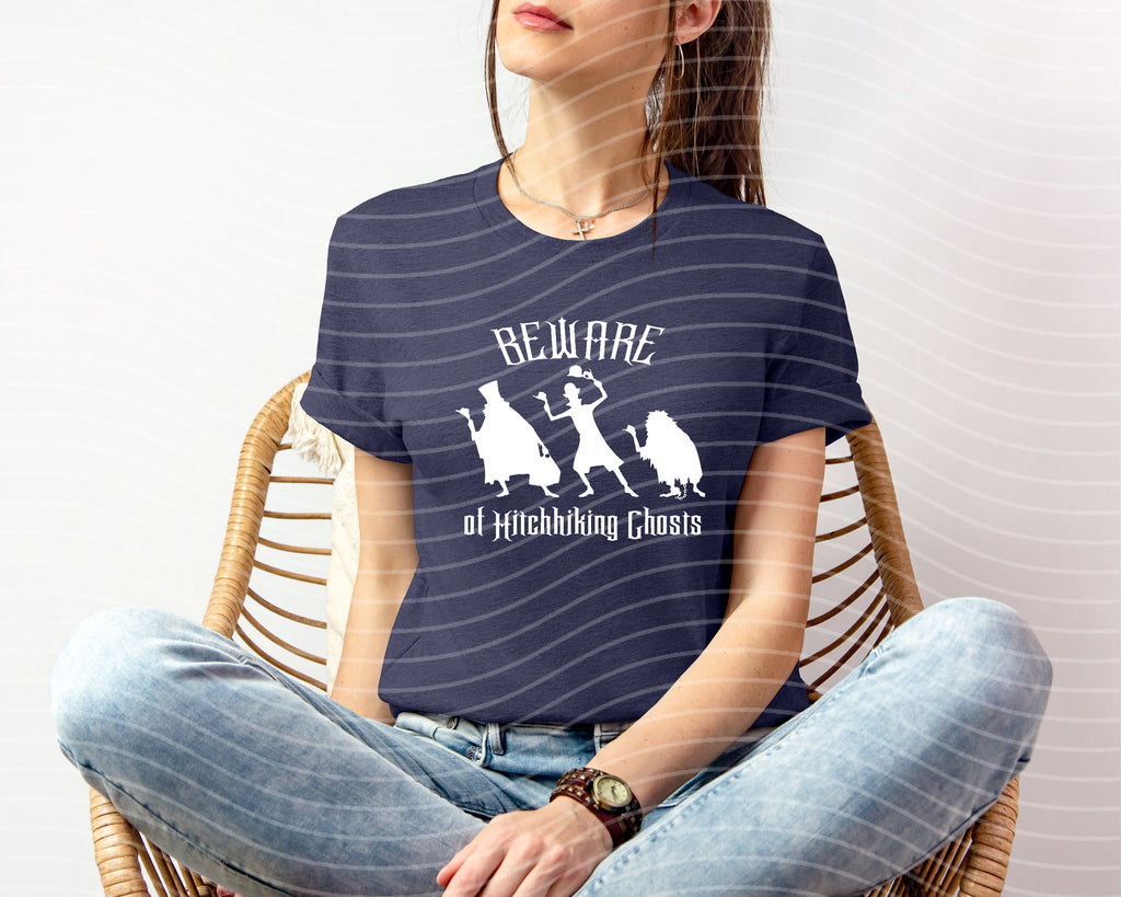 Beware of Hitchhiking Ghosts Graphic Tee product image 2