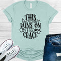 This Teacher Runs on Coffee and Grace Graphic Tee product image 1