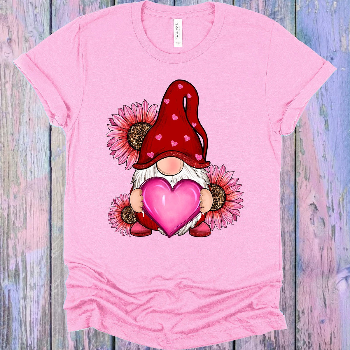 Valentines Gnome Graphic Tee product image 1