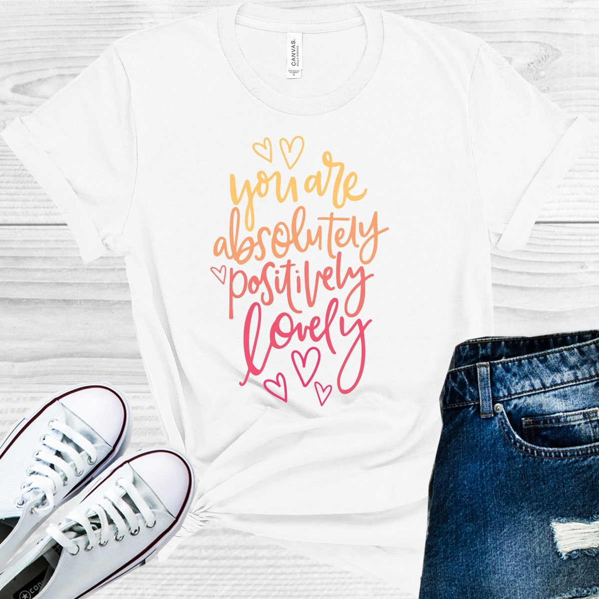 You Are Absolutely Positively Lovely Graphic Tee product image 1