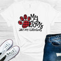 My Dogs are My Valentine Graphic Tee product image 1