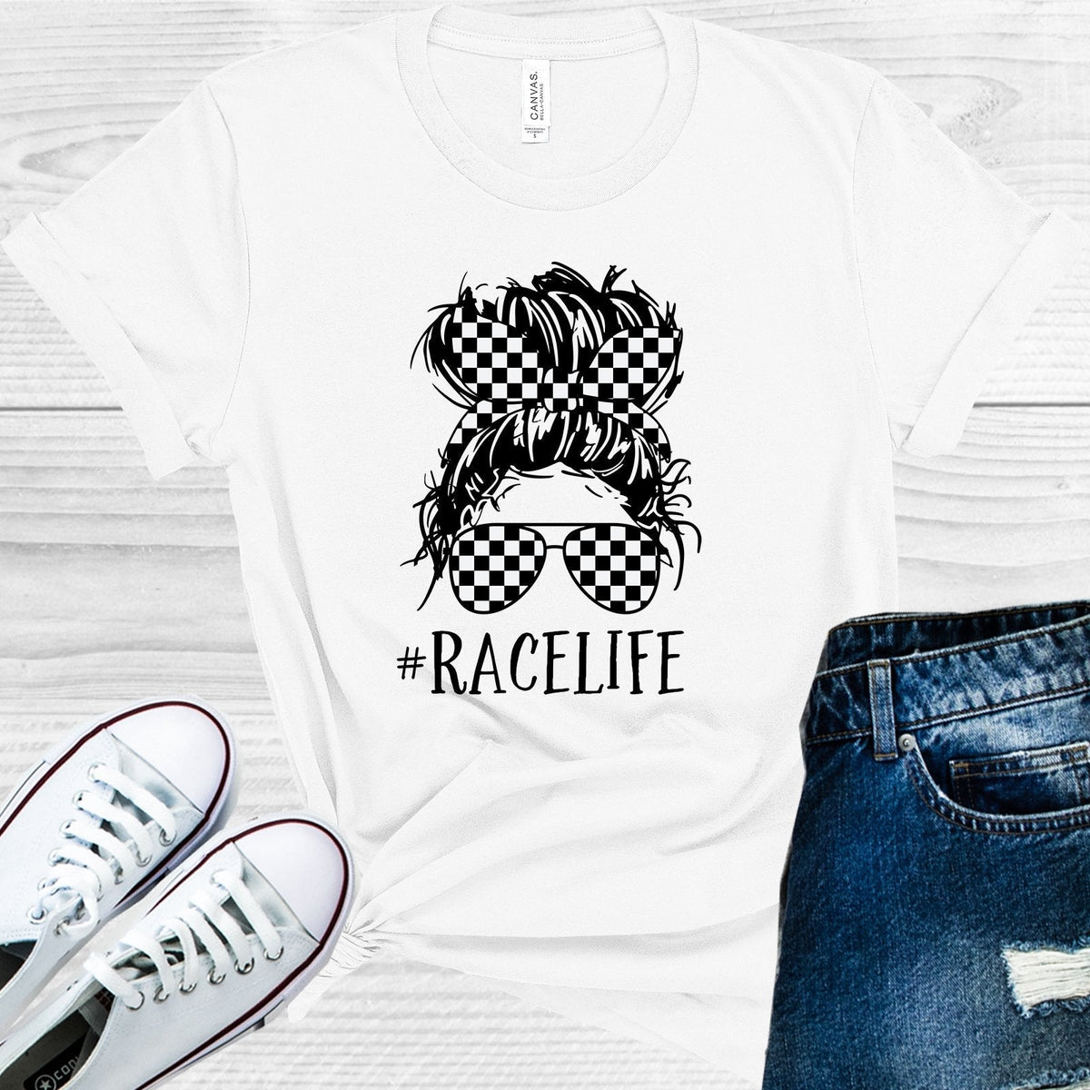 Race Life #racelife Graphic Tee product image 1