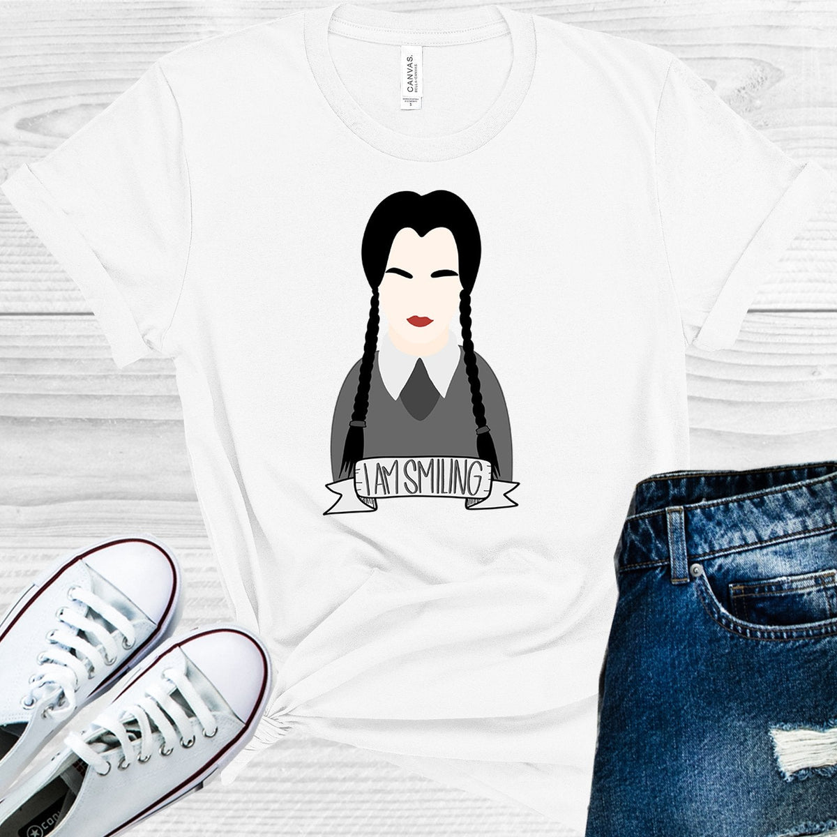 I am Smiling Graphic Tee product image 1