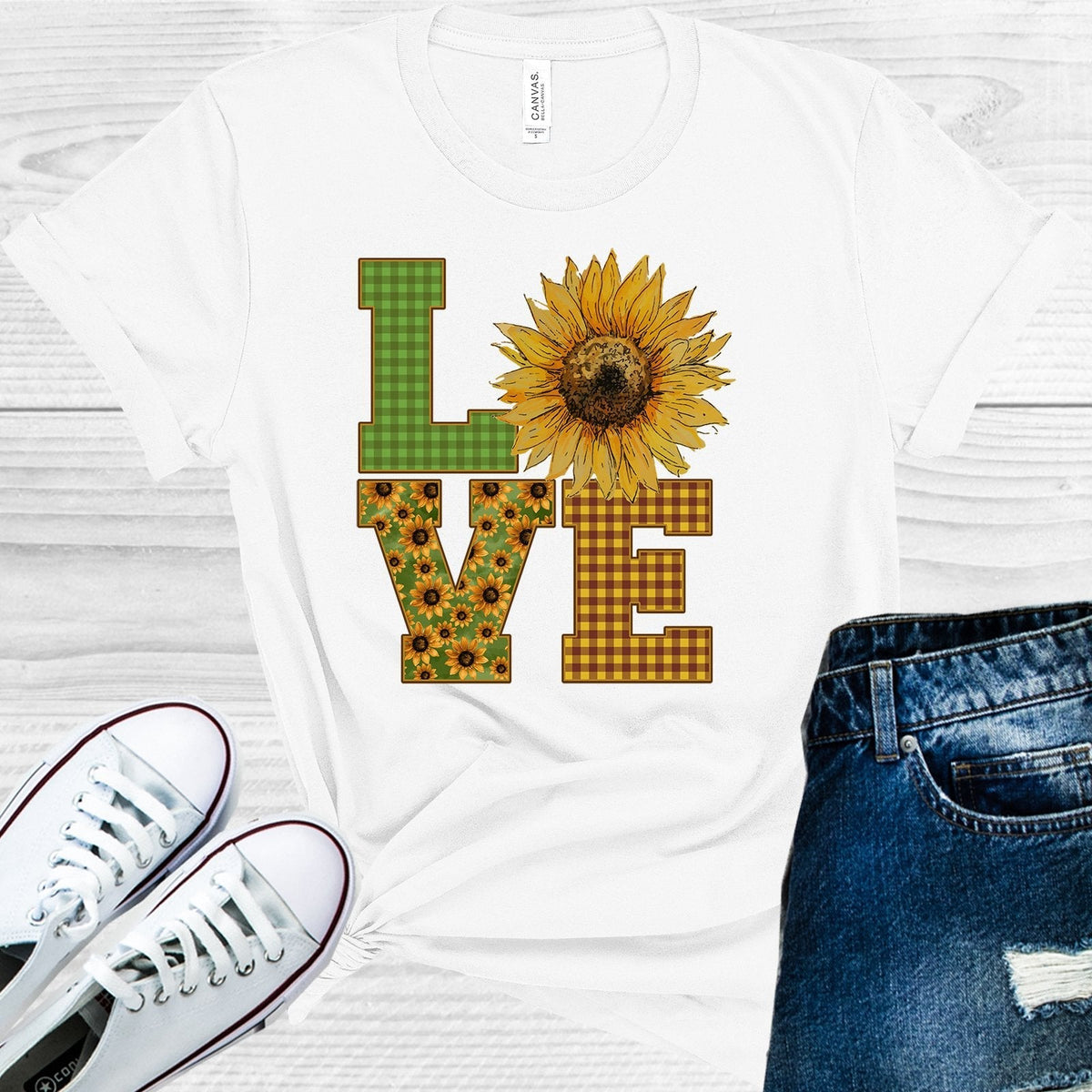 Love Sunflower Graphic Tee product image 1